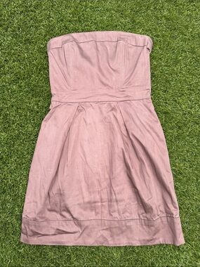 French Connection Strapless Dusty Rose A-Line Dress